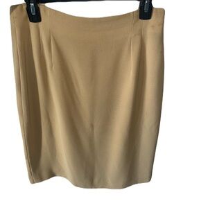 Elegant high waisted Tan Skirt